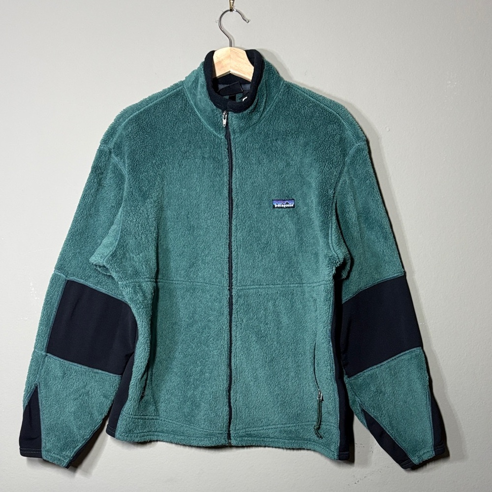 Vintage Y2K PATAGONIA Polartec Regulator Sea Green Fleece Jacket Made in USA